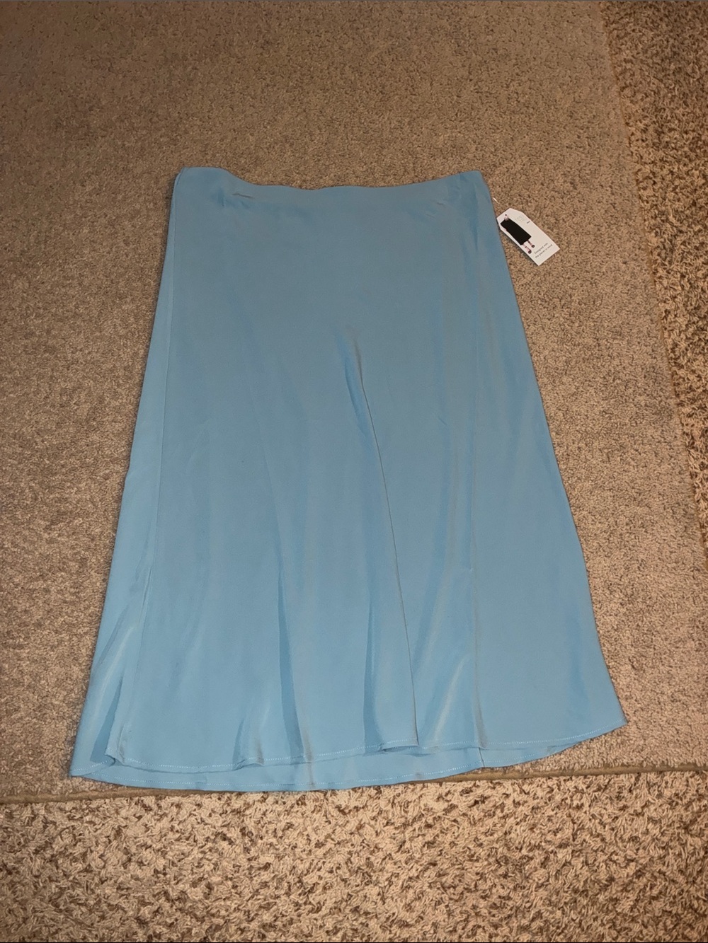 New Light Blue A-Line Women's Skirt size XL Midi